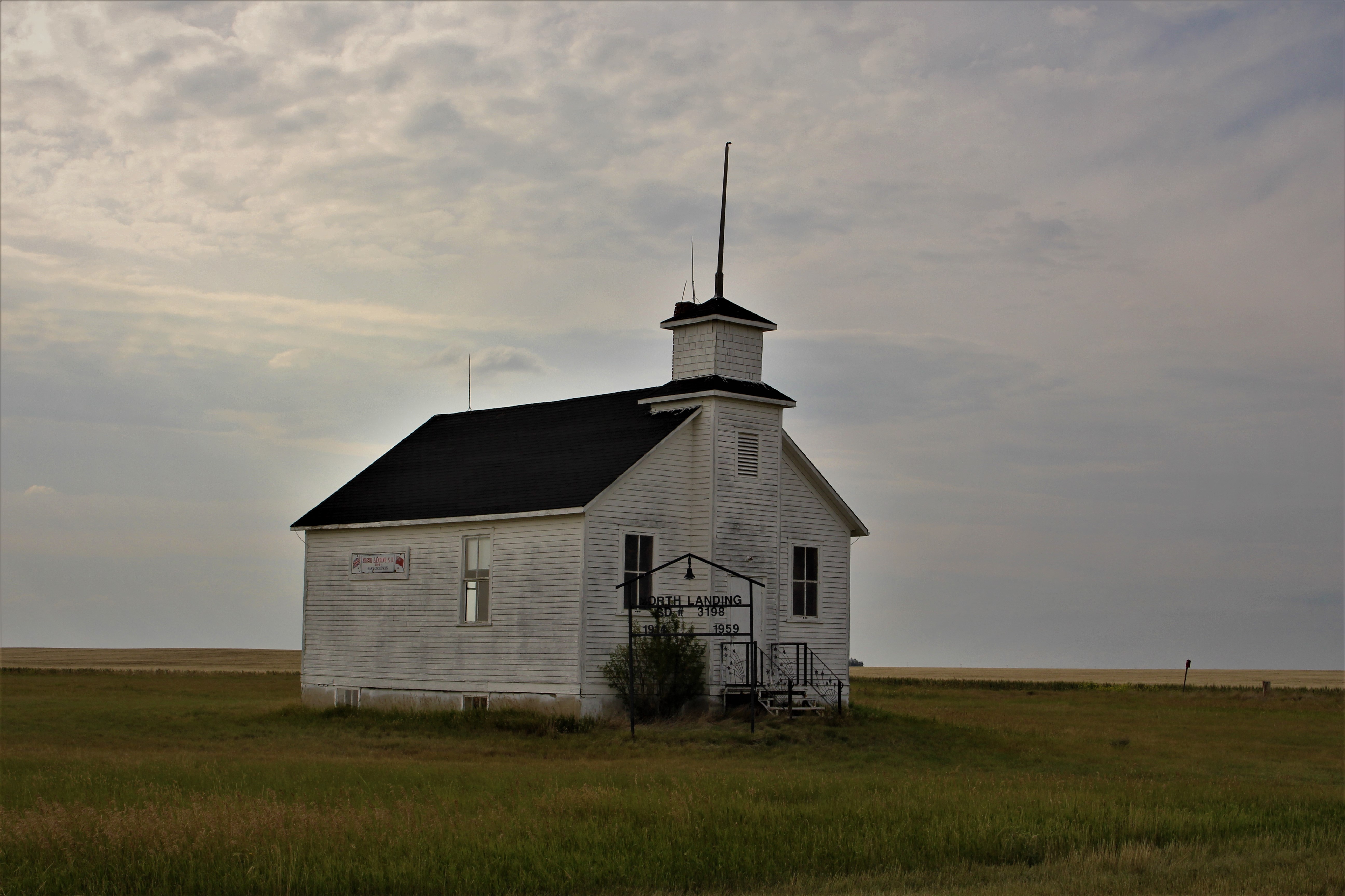  North Landing School District 3198, 1914-1959, south east quarter of section 28 township 20 range 15 west of the third meridian, near the town of Kyle, north east section 32 township 21 range 15 west of the third meridian, One Room School Project  